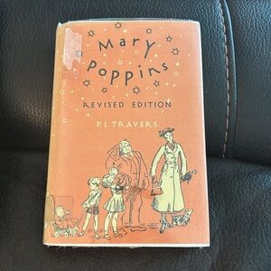 RARE Mary Poppins P.L. Travers Mary Shepard  Dust Cover Reynal Harcourt